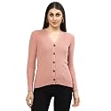 Kalt Women Full Sleeves V-Neck Design Acrylic