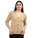 Kalt Women Full Sleeves V-Neck Design Acrylic