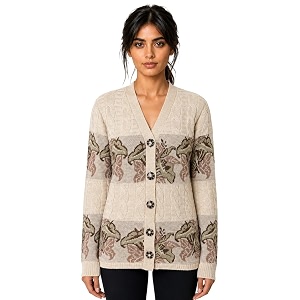Kalt Women Sweater for Winter Woolen Acrylic
