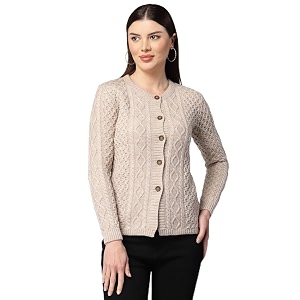 Kalt Women Sweater for Winters Woolen Acrylic