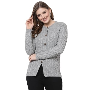 Kalt Women Sweater for Winters Woolen Acrylic