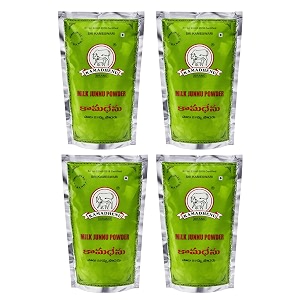 kamadhenu milk junnu powder  traditional south indian colostrum dessert mix  rich in protein amp calcium  easy-to-make junnuginnuposu sweet  no preservatives pack of 100gms  4