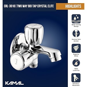 kamal wall mixer - acura eco  fully brass  with provision for overhead shower mixer faucet wall mount installation type