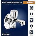 KAMAL Wall Mixer - Acura Eco | Fully Brass | with Provision for Overhead Shower Mixer Faucet (Wall Mount Installation Type)