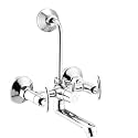 KAMAL Wall Mixer - Acura Eco | Fully Brass | with Provision for Overhead Shower Mixer Faucet (Wall Mount Installation Type)