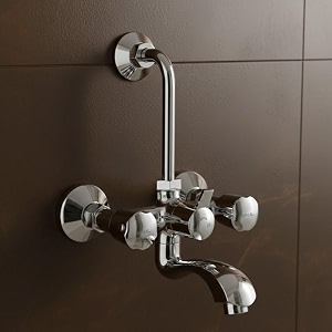 kamal wall mixer - contessa neo hi flow 31mm cartridge with provision for overhead full brass conventional design  german tech aerator mixer faucet wall mount installation type