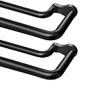 KAMANINA 2 Pack Double Curtain Rod 32 to 58 In, Black Blackout Drapery Rods