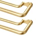 KAMANINA 2 Pack Double Curtain Rod 32 to 58 Inch, Gold Blackout Drapery Rod