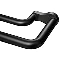 KAMANINA Double Curtain Rod 32 to 115 Inch, Black Wrap Around Drapery Rods