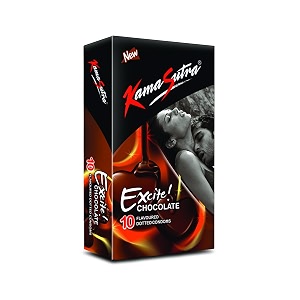 kama sutra excite chocolate condoms 10s variety pack