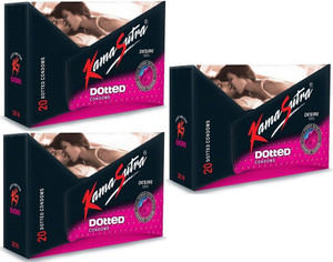 Kamasutra Dotted - 60 Condoms Condom