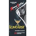 KamaSutra Pleasure Series LongLast Condoms for Men, Contains Active Ingredient for Climax Delay, Dotted Texture, 20 Premium (Pack of 2)
