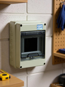 kamcon weatherproof pvc enclosed ht5 metal electrical box