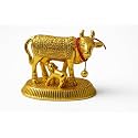 Kamdhenu Cow and Calf Idol for Home