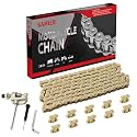 KAMIER #35 Drive Chain 140 Links Gold with Chain Breaker Tool for 79cc 97cc 100cc 2.8hp Coleman CT100U CC100X RB100 Mega Monster Moto MMB80 MMB105 Baja Doodle Bug DB30 Motovox Mini Bike Go Kart Parts