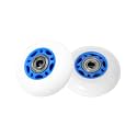 KAMIER Rip Stik 68mm x 24mm Wheels Replacement for Razor RipStik Ripster Ripsurf Caster Board RipRider FlashRider PowerRider 360 Caster Trike Kids Scooter Skateboarded CasterBoard Parts Blue (2 Pack)