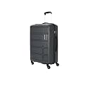 Kamiliant American Tourister Harrier|Trolley Bag Check-in Medium Size (68 cms) for Travel| Hard Case Polypropylene (PP) Suitcase|360° 4-Wheel Spinner Luggage Trolley|Combination Lock|Iron Grey