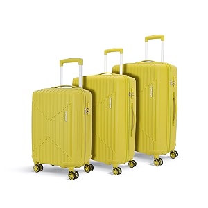 KAMILIANT by American Tourister Savvy | Trolley Bag Set of 3 (55+70+80 cms) for Travel| Hard Case Polypropylene (PP) Suitcase | 360 8-Wheel Luggage Tr