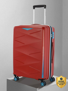 kamiliant by american tourister combination lock-triprism colourburst check-in suitcase 4 wheels - 31 inch