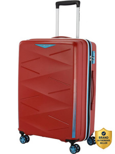kamiliant by american tourister combination lock-triprism colourburst check-in suitcase 4 wheels - 26 inch