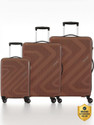 Kamiliant by American Tourister Combination Lock-Kiza(Small55Cm|Medium68Cm|Large79Cm) Cabin & Check-in Set 4 Wheels - 30 inches