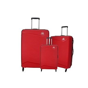 kamiliant polycarbonate pc polycarbonate 4 spinner wheel hard trolley suitcase set of 3 radi-all_red 55 65 75cm small medium large