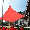 KANAGAWA 1239x1239 Sun Shade Sail Scarlet Curved