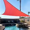 KANAGAWA 1239x1239x1739 Sun Shade Sail Scarlet Curved
