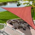 KANAGAWA 1239X1239X1739 Sun Shade Sail Rust Red