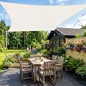 KANAGAWA 1639X3139 Sun Shade Sail Cream Curved