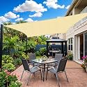 KANAGAWA 1739X1839 Sun Shade Sail Beige Curved