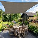 KANAGAWA 2039X3139 Sun Shade Sail Brown Curved