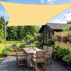 KANAGAWA 20X32 Sun Shade Sail Sand Curved