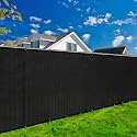 KANAGAWA Privacy Screen Fence 3 x 16ft, 90% Blockage Screen, Black