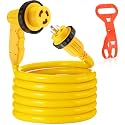 Kanayu 15 FT 30Amp Shore Power Cord NEMA L5-30 Marine RV 10AWG Cable