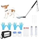 Kanayu 17 Pcs Dog Urine Collection Kit, Telescopic Catcher Sample Cups