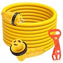 Kanayu 50 FT 30Amp Shore Power Cord NEMA L5-30 Marine RV 10AWG Cable
