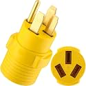 Kanayu 50Amp RV to Stove Adapter NEMA 14-50P to 10-50R,Yellow