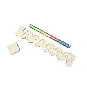 3d wooden marble run track set with 20 colorful balls and transparent tube  beech wood montessori stem toy for kids 3 years  eco-friendly building puzzle game  birthday gift for boys girls