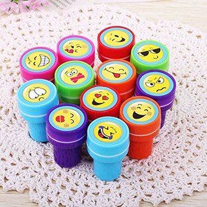 Kandle 10 Pcs Emoji Stamper -Plastic Stamper