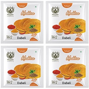 kanidha dabeli khakhra 800 grams pack of 4