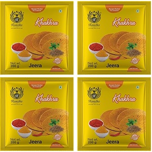 kanidha jeera khakhra 800 grams pack of 4