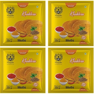 kanidha methi khakhra 800 grams pack of 4