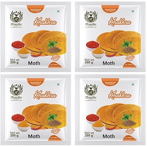 kanidha moth khakhra 720 grams pack of 4