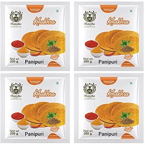kanidha panipuri khakhra 800 grams pack of 4