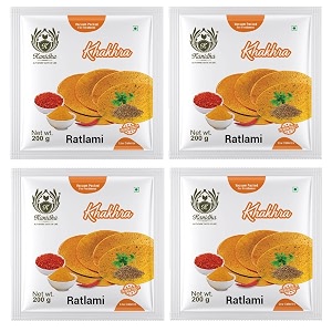 kanidha ratlami khakhra 800 grams pack of 4