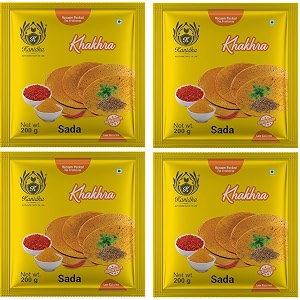kanidha sada khakhra 800 grams pack of 4