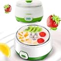 Yogurt Maker Machine, Stainless Steel Liner Automatic Digital Yogurt Maker Machine, Electric Curd Maker Machine for Home Kitchen, Stainless Steel Inner DIY Yoghourt Dahi Maker Container 900ml