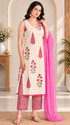 KANIYANSH CREATION Floral Print Kurta TrouserPant 