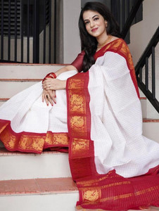 kanjivaram pure silk self design blouse material
